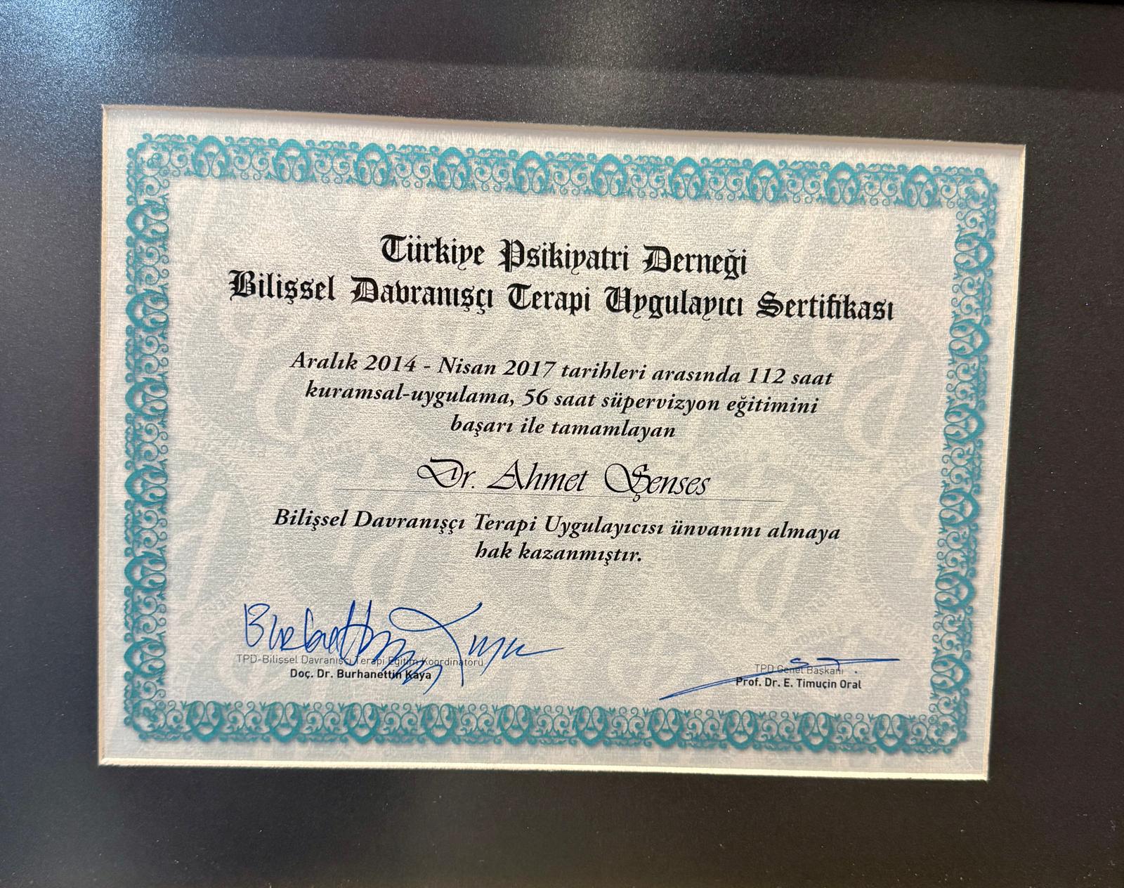 BDT dernek sertifikam